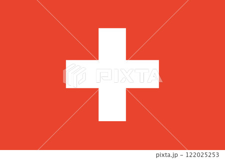 Switzerland National Flag. Flag of Switzerland. Swiss Flag 122025253