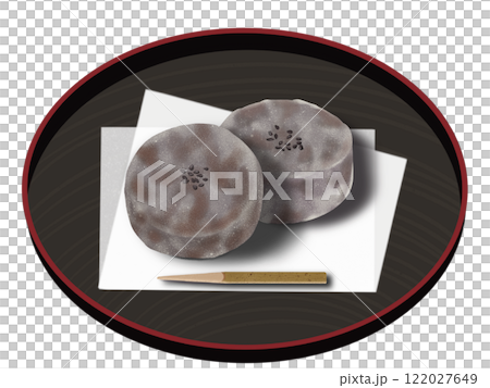 盤子裡的圓形金鯛 122027649