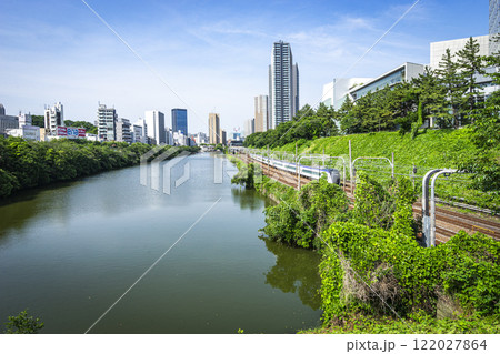 江戸城外堀(市ヶ谷駅近く) 江戸城外堀(市ヶ谷駅近く) 122027864