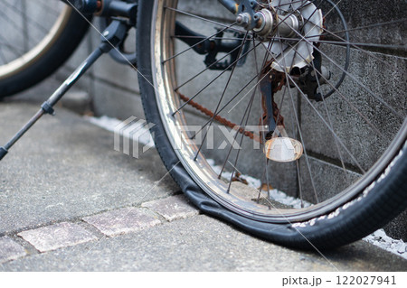 自転車 パンク 自転車 パンク 122027941