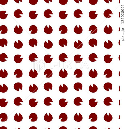 Horse footprint icon vector seamless pattern template illustration logo design on transparent background 122028092