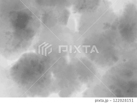 手描き水彩画風墨グレーのグラデーション背景 手描き水彩画風墨グレーのグラデーション背景 122028151