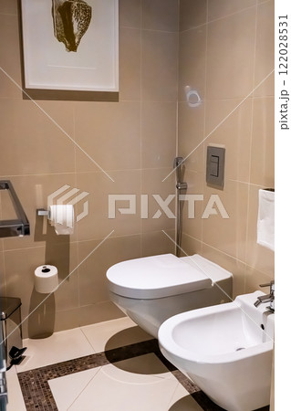 Elegant modern bathroom 122028531