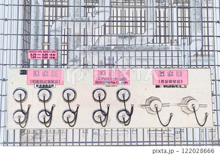 CG画像イラスト 大型店舗の消防設備 122028666