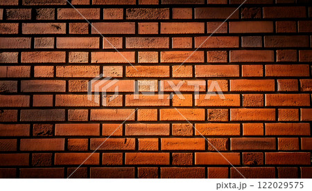 レンガの壁 - 温かみのあるクラシックなテクスチャ背景 生成AI レンガの壁 - 温かみのあるクラシックなテクスチャ背景 生成AI 122029575