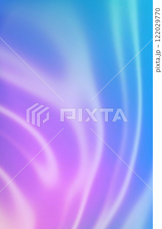 Calm horizontal background with blue and pink gradient and smooth white lines. 122029770