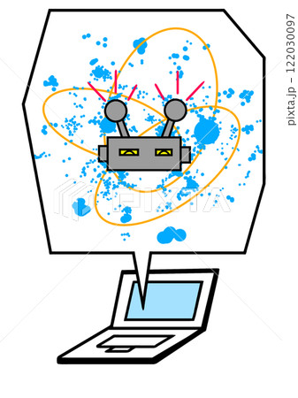 ビッグデータを収集するAIロボット 122030097