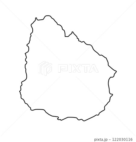 Uruguay Map Icon 122030116