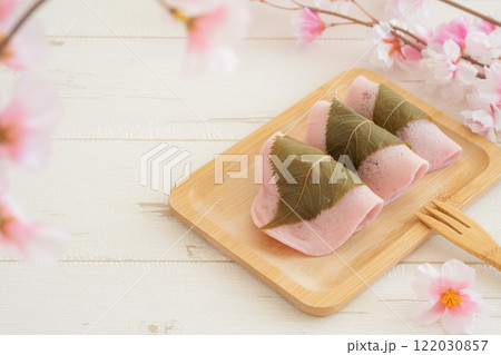 立春やひなまつり食べたい桜餅 立春やひなまつり食べたい桜餅 122030857