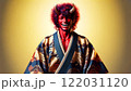 個性的な鬼の笑顔と伝統衣装の魅力 122031120