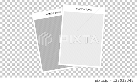 Manga tone illustration material Manga tone illustration material 122032349