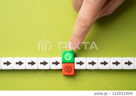 Replace confusion with correct and verified element. Verified information, verified licensed product. Concept of performing the work and eliminating any errors or malfunctions. 122032904