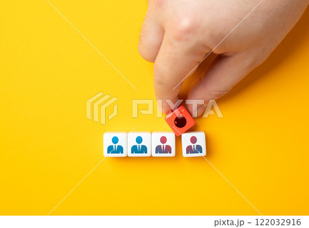 To create conflict between employees or business partners. To create problems in business or work collective. Conflict management. To divide and rule. A split in the team. 122032916