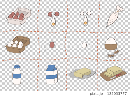 製作甜點的材料 122033777