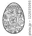 Easter egg decorating  coloring page  122035093
