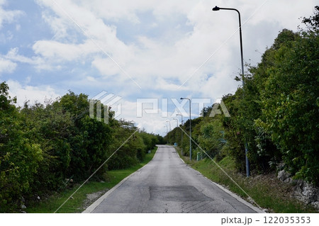 Road up Guana Bay Hill 122035353