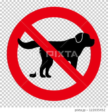 A sign prohibiting pet droppings 122035452