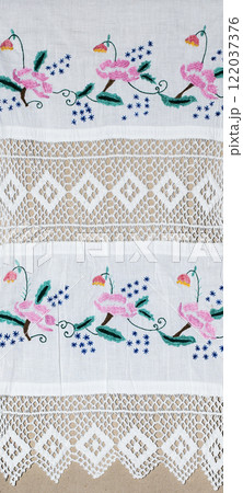 Handmade embroidery, folk arts and crafts 122037376