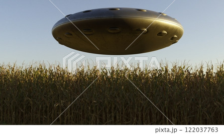 Ufo, photorealistic 3d visualization, 3d render Ufo, photorealistic 3d visualization, 3d render 122037763