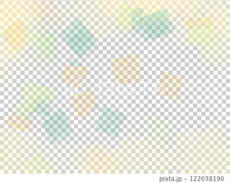 水彩で描いた幾何学模様のフレーム 水彩で描いた幾何学模様のフレーム 122038190