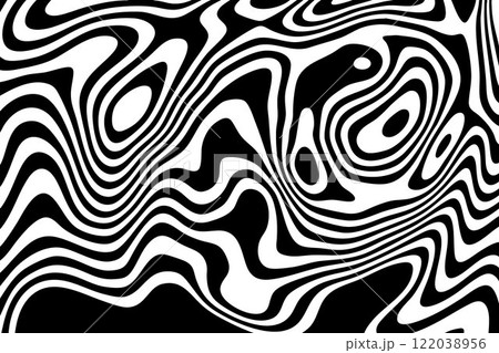 black and white curved lines. Eps 10 122038956
