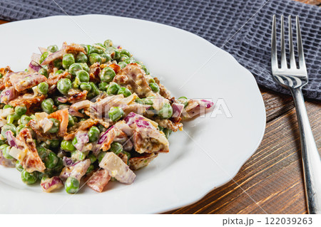 Moonlit clouds over Lviv create an enchanting night in Ukraine 122039263