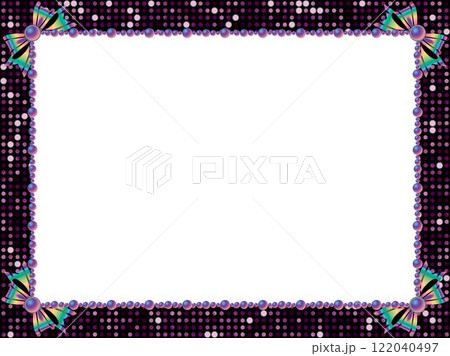 ミラータイル、リボンF白、13紫 122040497