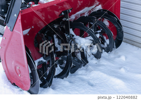 ロータリー除雪機のオーガ 122040882