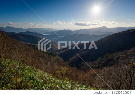 白布峠から見る福島の山々 122041507