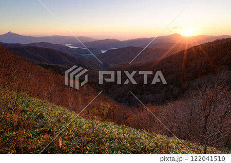 白布峠の夕景 白布峠の夕景 122041510