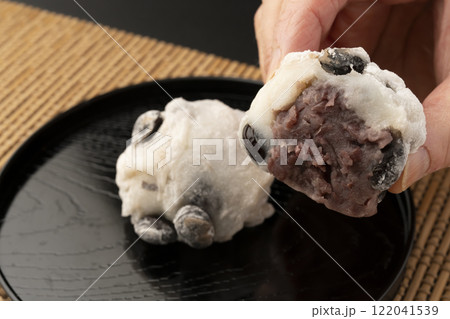 豆大福　黒豆大福　黒豆をリメイクして作った豆大福 122041539
