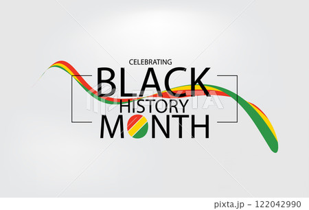Black History Month Stylish Design Black History Month Stylish Design 122042990