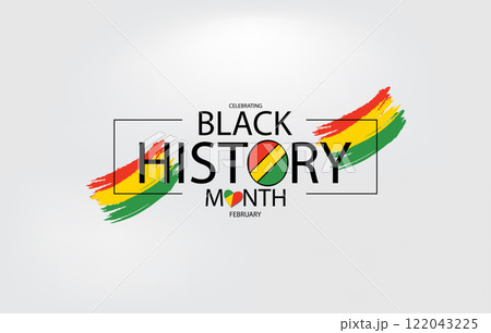 Black History Month Stylish Design 122043225