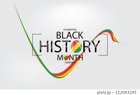 Black History Month Stylish Design 122043245