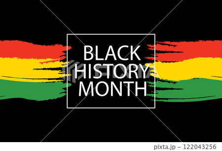 Black History Month Stylish Design 122043256