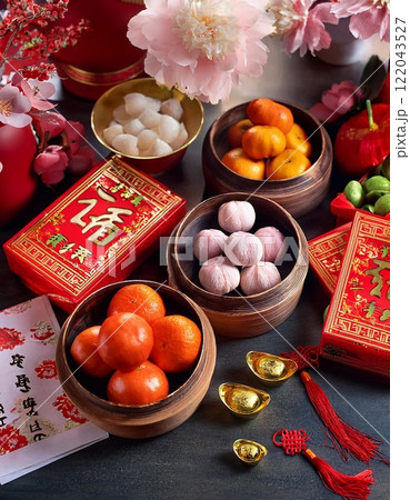 Offerings during Chinese New Year Offerings during Chinese New Year 122043527