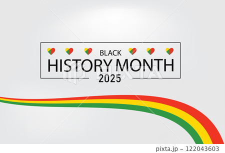 Black History Month Beautiful And Stylish Design Black History Month Beautiful And Stylish Design 122043603