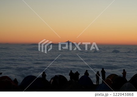 浅間山の日の出(蝶ヶ岳より) 浅間山の日の出(蝶ヶ岳より) 122043868