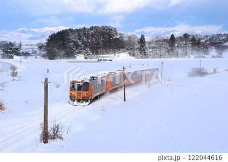 【津軽鉄道】津軽21形+オハフ33形+オハ46形〜ストーブ列車〜(津軽鉄道線:深郷田〜大沢内) 【津軽鉄道】津軽21形+オハフ33形+オハ46形〜ストーブ列車〜(津軽鉄道線:深郷田〜大沢内) 122044616