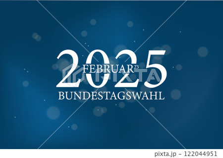 Bundestagswahl 23 februar 2025 Design 122044951
