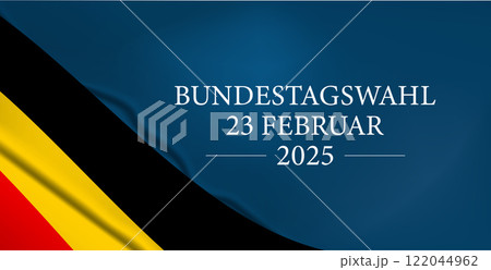 Bundestagswahl 23 februar 2025 Design 122044962
