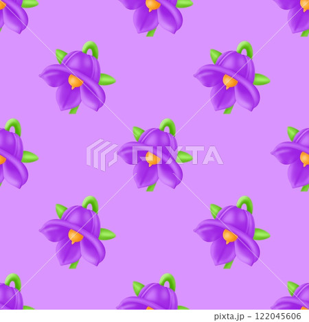 seamless pattern with magnolia seamless pattern with magnolia 122045606