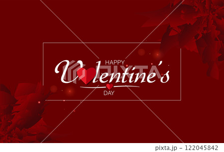 Happy Valentine's Day  Beautiful Design 122045842