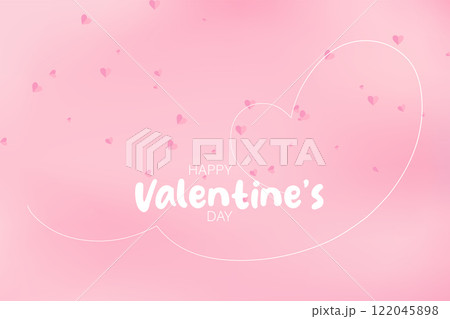 Beautiful Valentine's Day Heart Artwork Beautiful Valentine's Day Heart Artwork 122045898