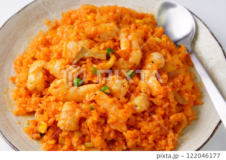海老ケチャップチキンライス 海老ケチャップチキンライス 122046177
