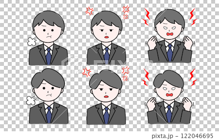 男性插畫集/憤怒/沮喪/憤怒（套裝） 122046695