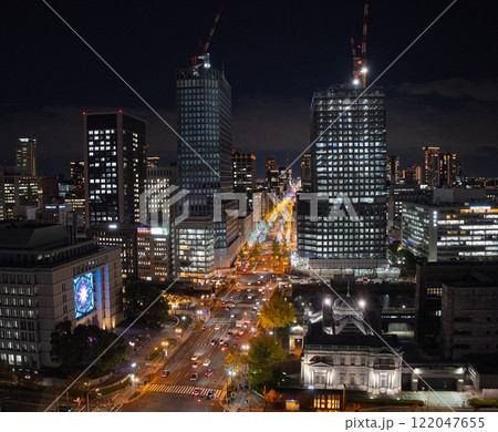 大阪御堂筋の夜景 大阪御堂筋の夜景 122047655