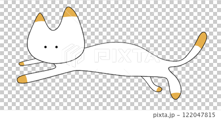 貓抓住插圖 122047815
