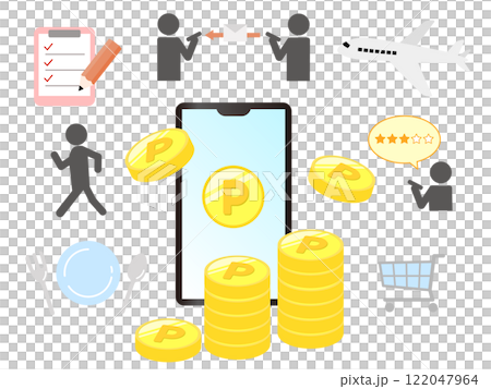 顯示問捲和口碑等點活動的插圖 122047964