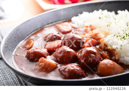 肉団子カレー ( 肉団子の旨味がカレーに染み込んで美味しい!) ミートボールカレー 肉団子カレー ( 肉団子の旨味がカレーに染み込んで美味しい!) ミートボールカレー 122048226